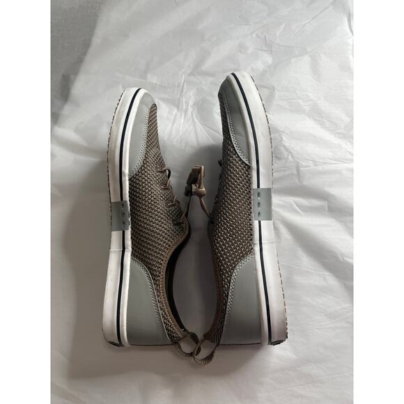 Huk size 8.5 mens HUK Mania shoes fishing beige/gray light weight quick drying - Picture 7 of 10